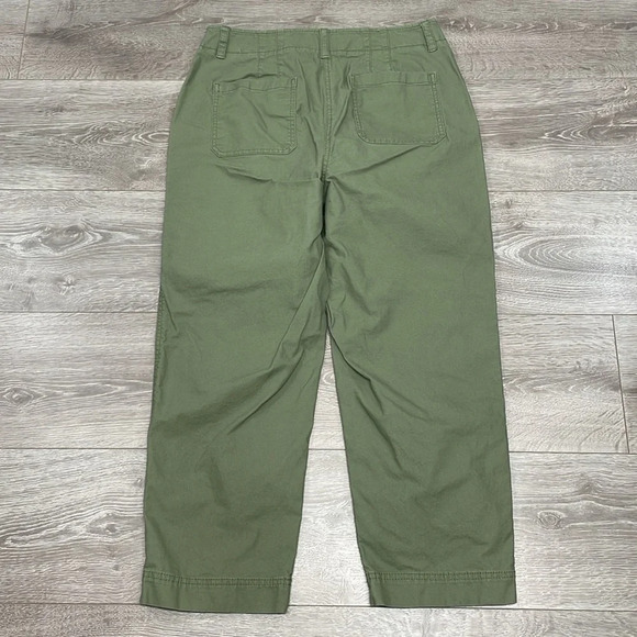 NWOT Talbots Relaxed Pants Olive Green 10 - Picture 13 of 14